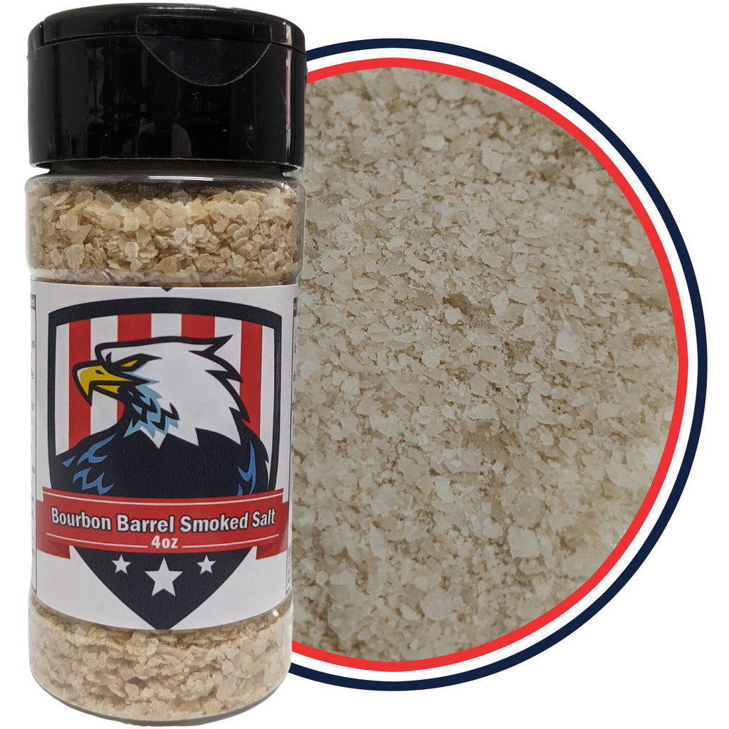 Bourbon Barrel Smoked Salt SALT USA Seasonings Shaker Bottle  