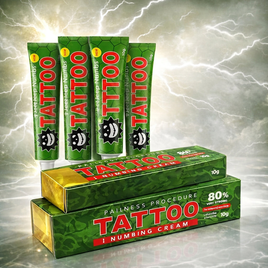 Numbing Cream for Tattoos – Maximum Strength Topical Anesthetic Cream for Tattooing, Piercing & Microblading