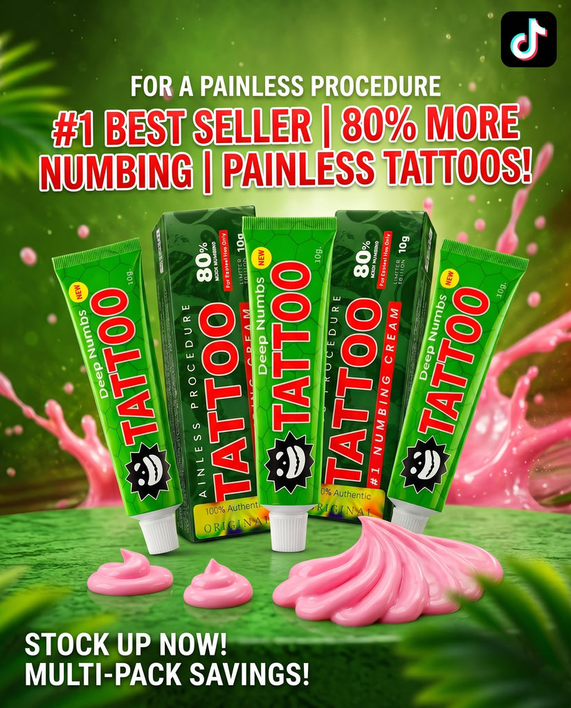 Green Tattoo Numbing Cream - Maximum Strength