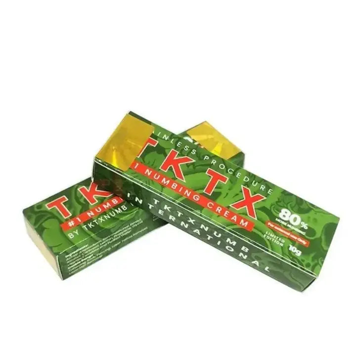 Green T-K & T-X Tattoo Numbing Cream