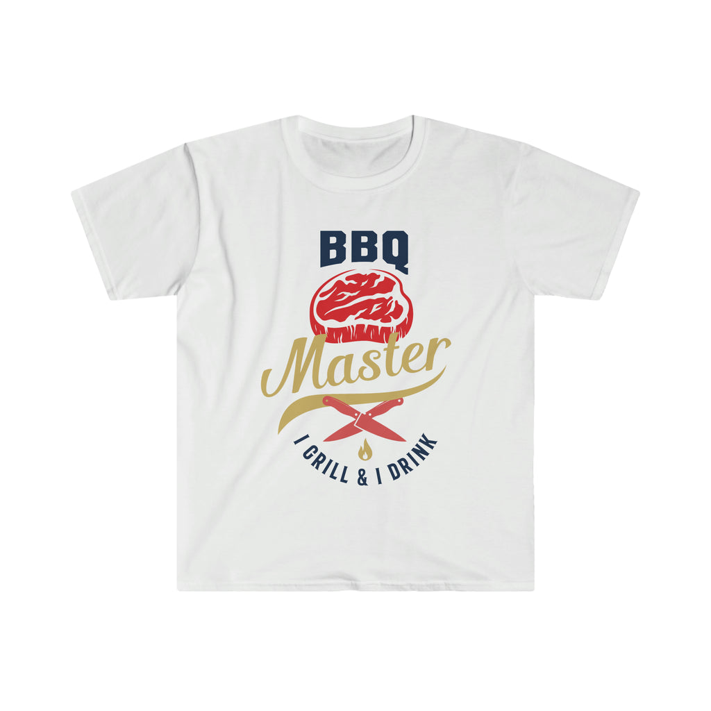 BBQ Master - I Grill And I Drink Softstyle T-Shirt T-Shirt USA Seasonings White S 