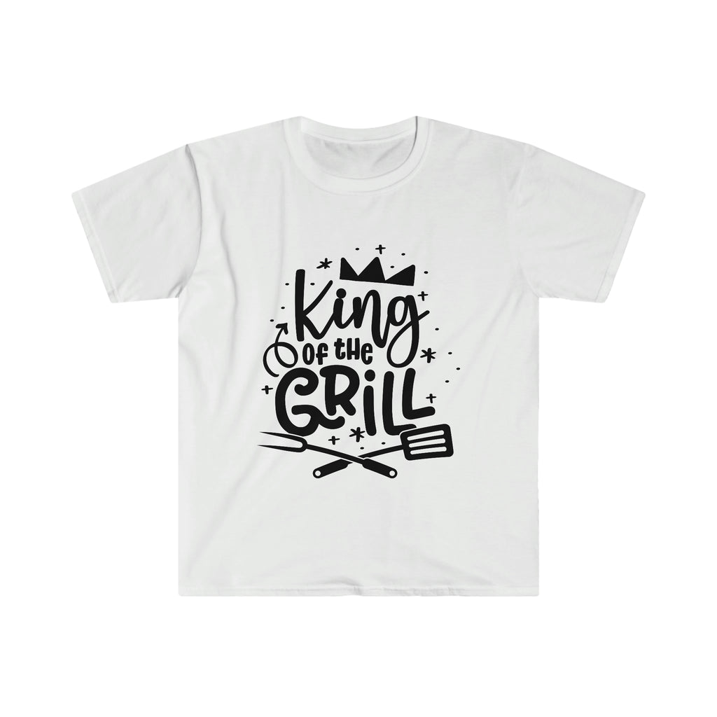 King Of The Grill Softstyle T-Shirt T-Shirt USA Seasonings White S 