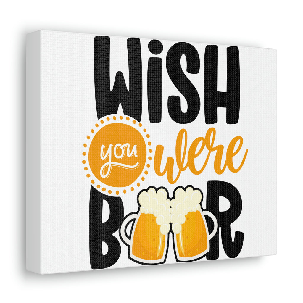 Wish You Were Beer Canvas Canvas USA Seasonings 10″ x 8″ Premium Gallery Wraps (1.25″) 