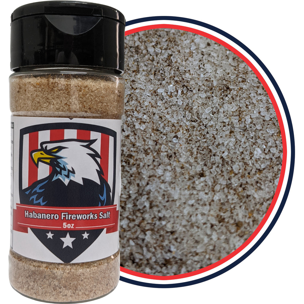 Habanero Fireworks Salt SALT USA Seasonings Shaker Bottle  