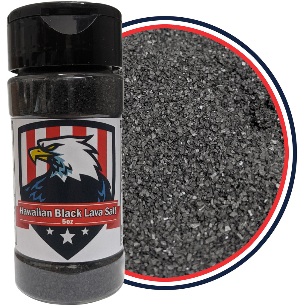 Hawaiian Black Lava Sea Salt SALT USA Seasonings   