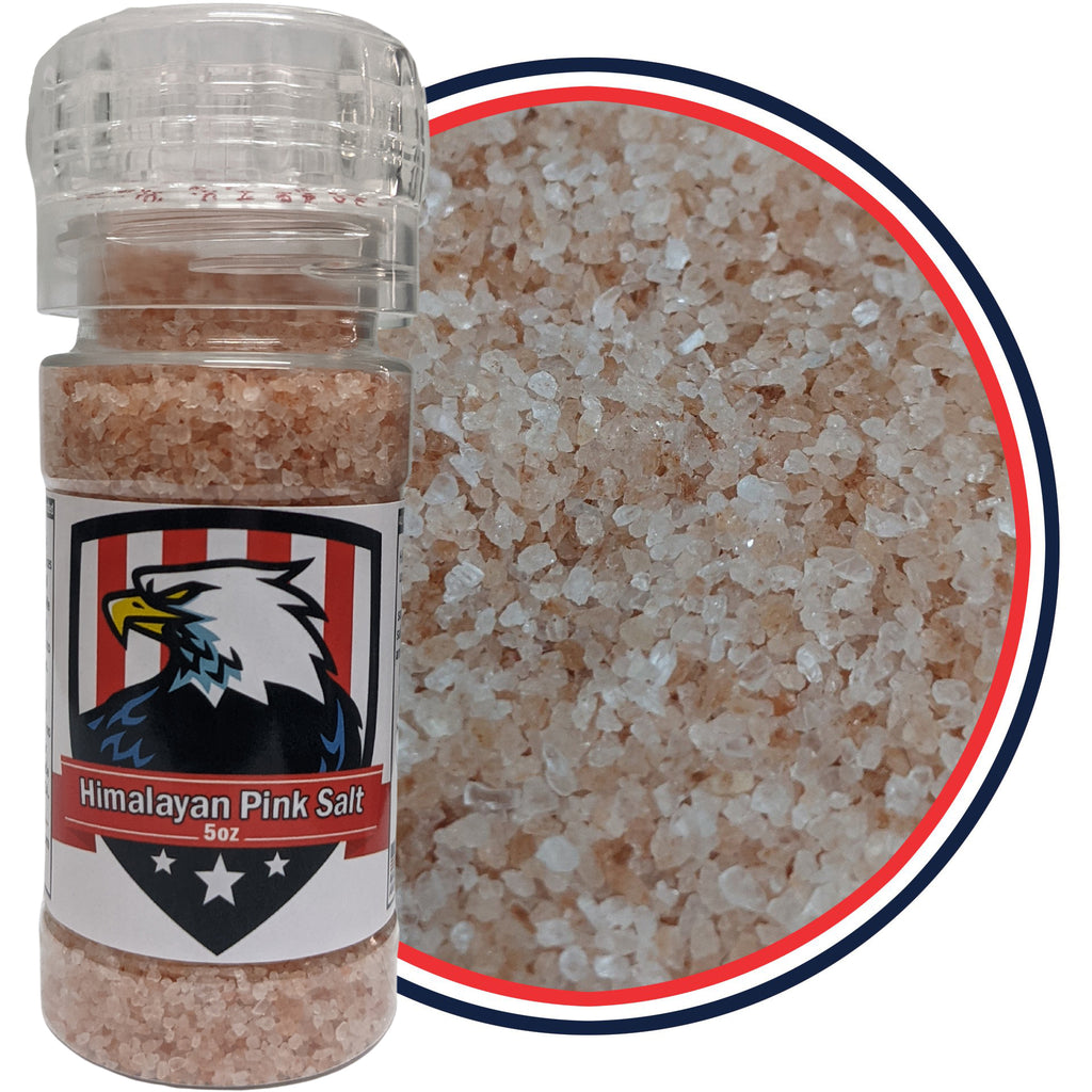 Himalayan Pink Salt SALT USA Seasonings 5oz Grinder Bottle  