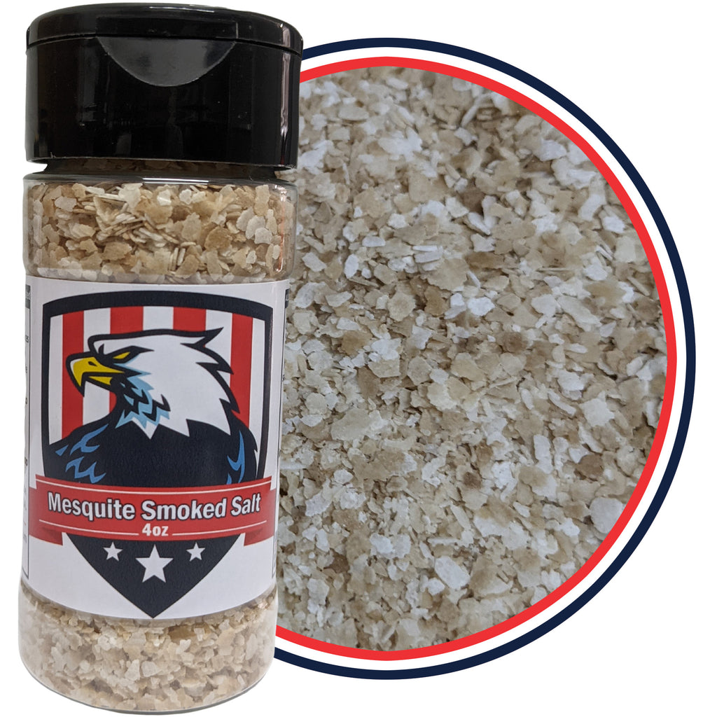 Mesquite Smoked Salt SALT USA Seasonings Shaker Bottle  