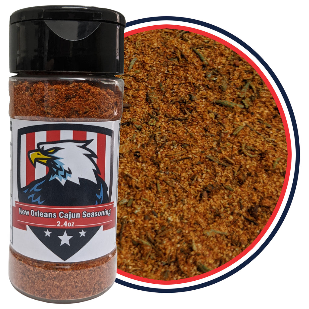 New Orleans Cajun Seasoning - Salt Free SALT FREE USA Seasonings Shaker Bottle  