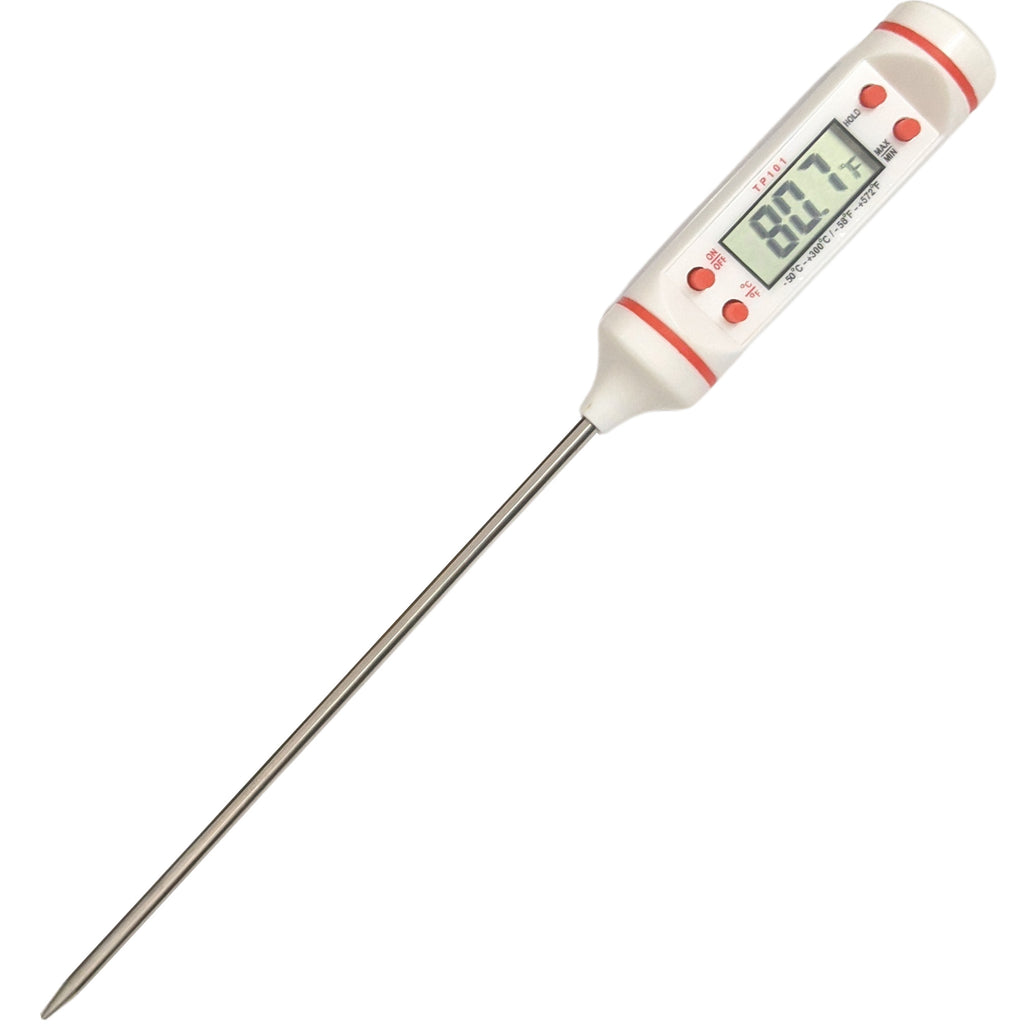 Digital Meat Thermometer Accessory USA Seasonings White  